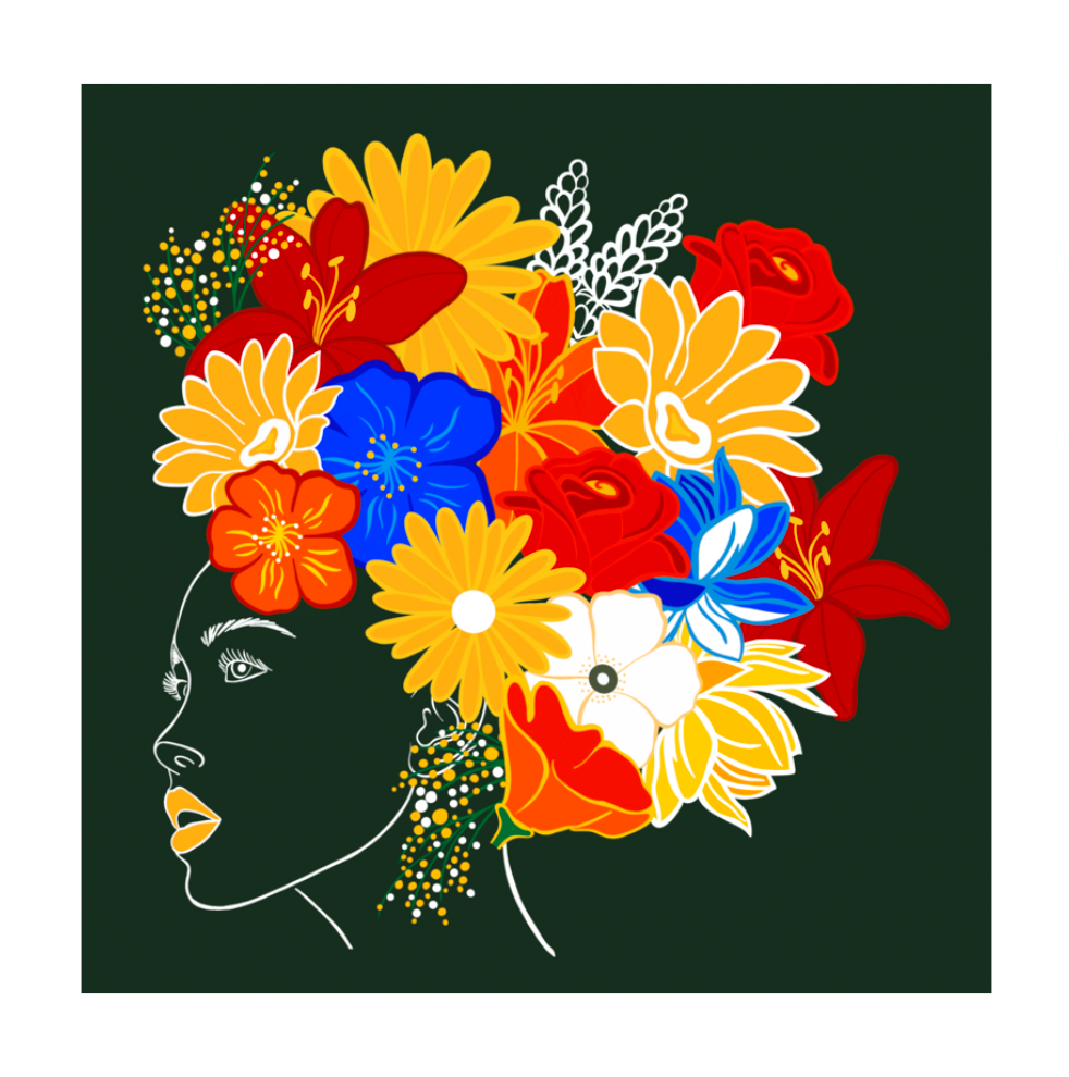 "A Year in Bloom" Print 10x10