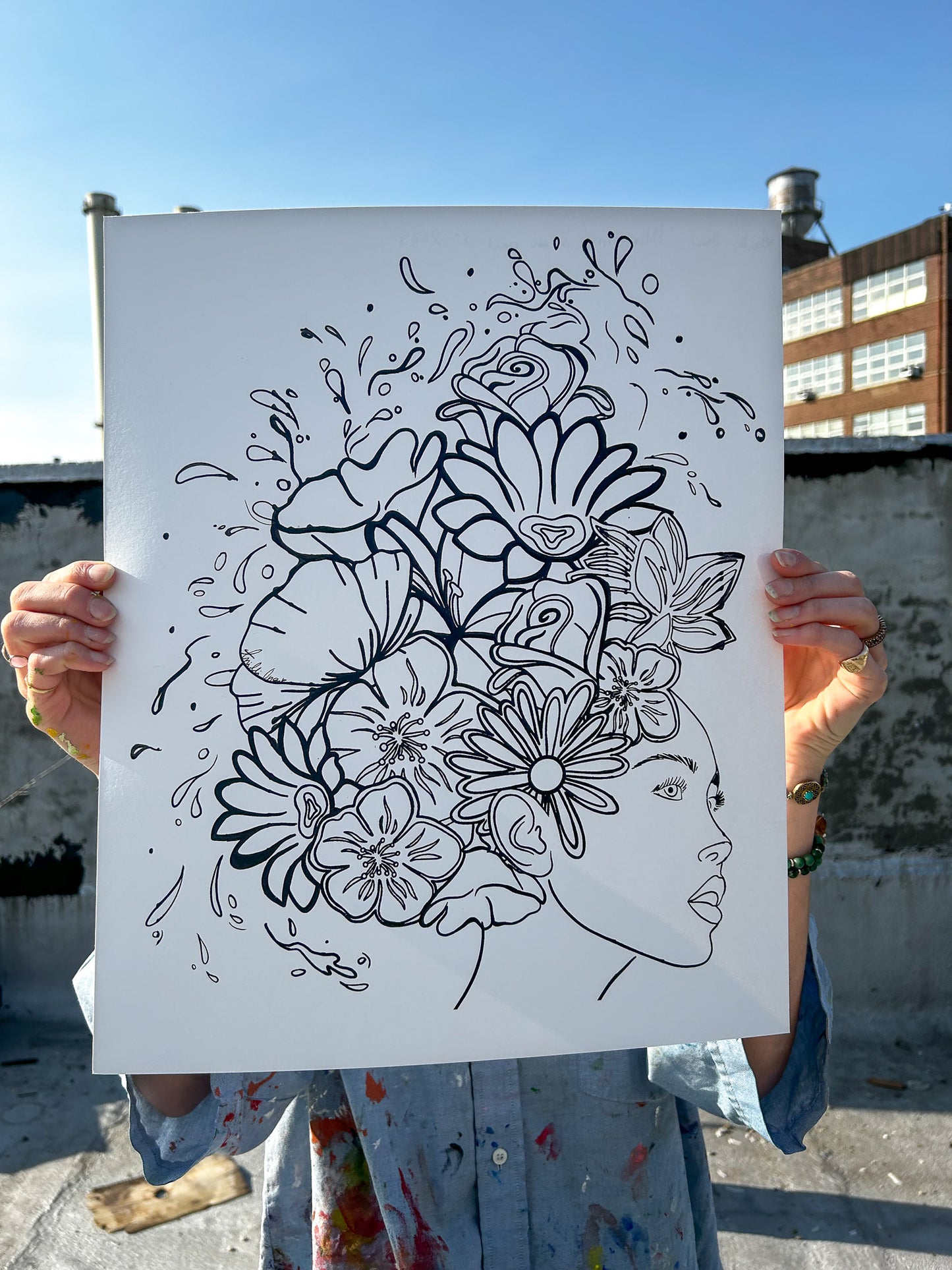 Blooming Screen Print 1